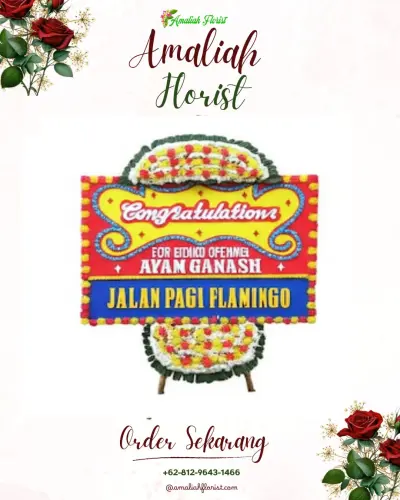 Bunga Papan Congratulation di Pasir Nangka